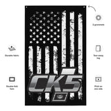 CK5 Badge Vertical Wall Flag