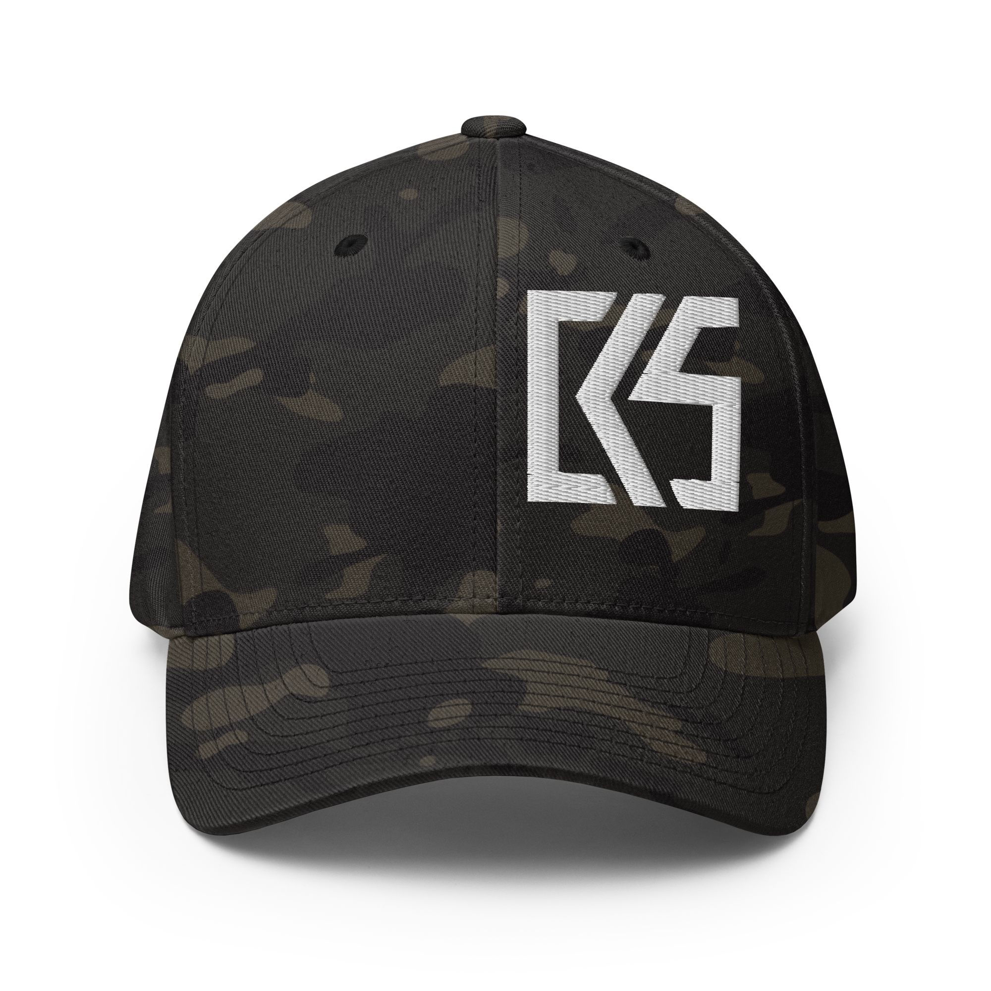 CK5 3D Puff Embroidered Edge Structured Twill Cap