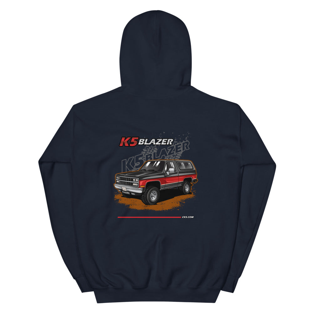 CK5 1989-91 K5 Blazer Hooded Sweatshirt (two sided design)