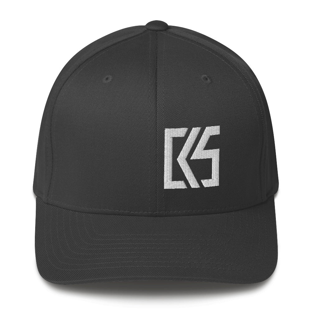 CK5 3D Puff Embroidered Edge Structured Twill Cap