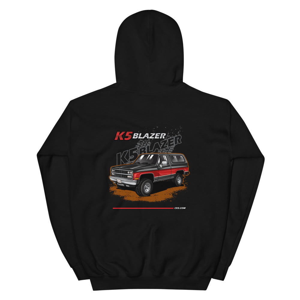 CK5 1989-91 K5 Blazer Hooded Sweatshirt (two sided design)