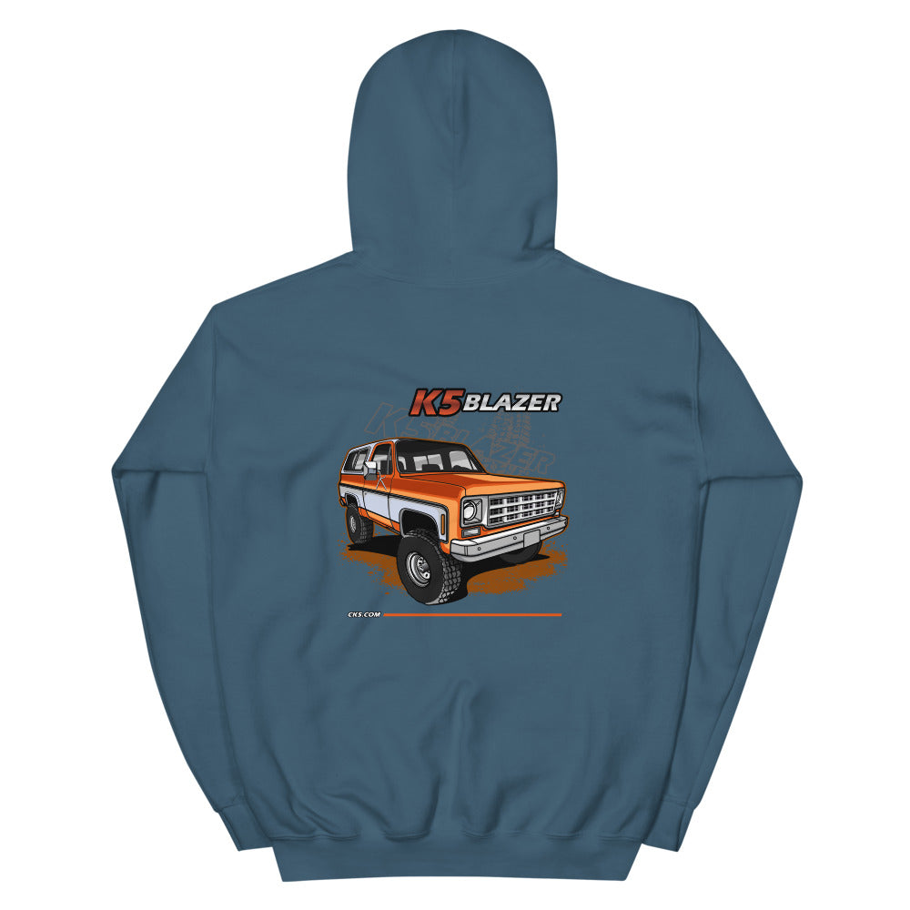 CK5 1973-79 K5 Blazer Hooded Sweatshirt (two sided design)