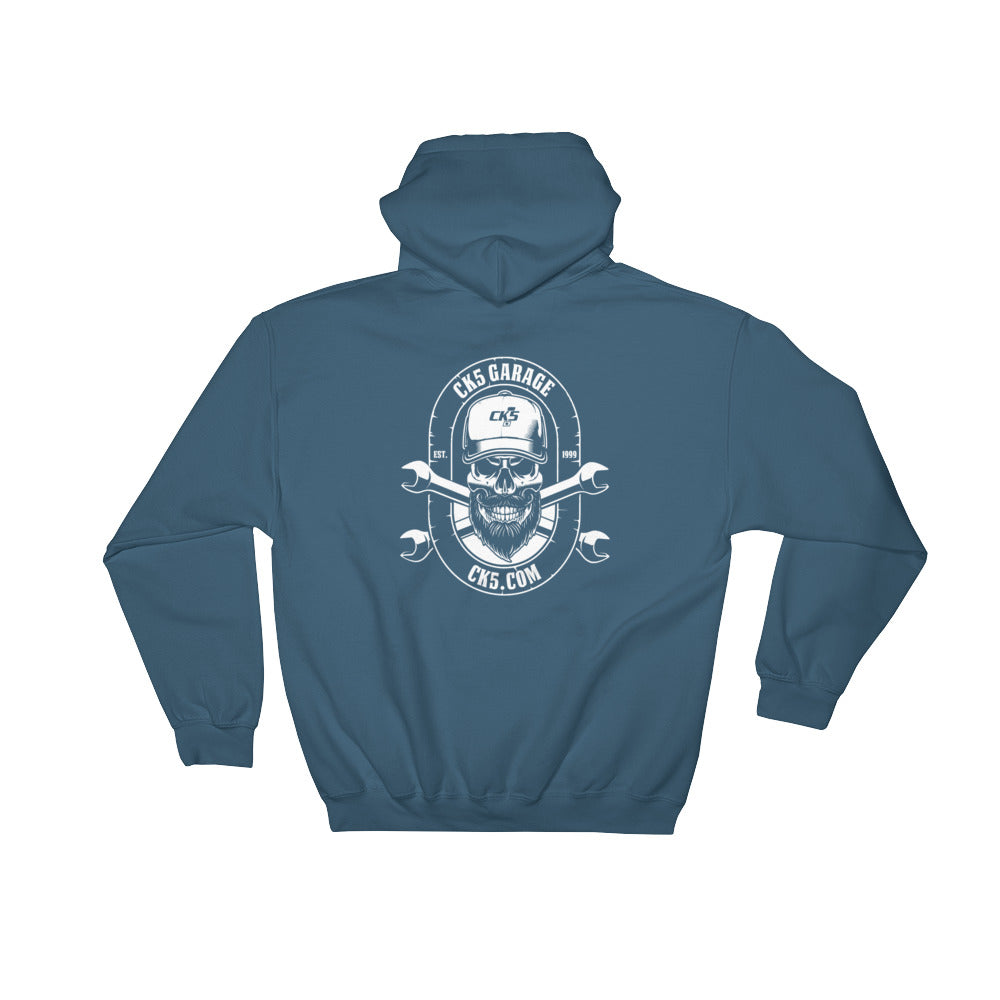 CK5 GARAGE Hooded Sweatshirt (two sided design)