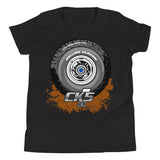 Rolling Classic Dog Dish Hubcap Youth T-Shirt