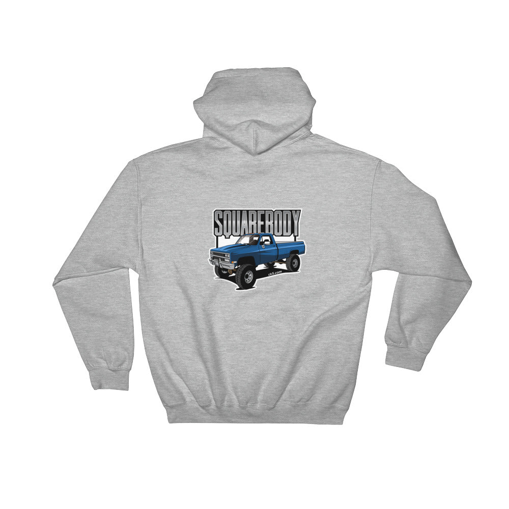 CK5 Squarebody K30 Hooded Sweatshirt (two sided design)