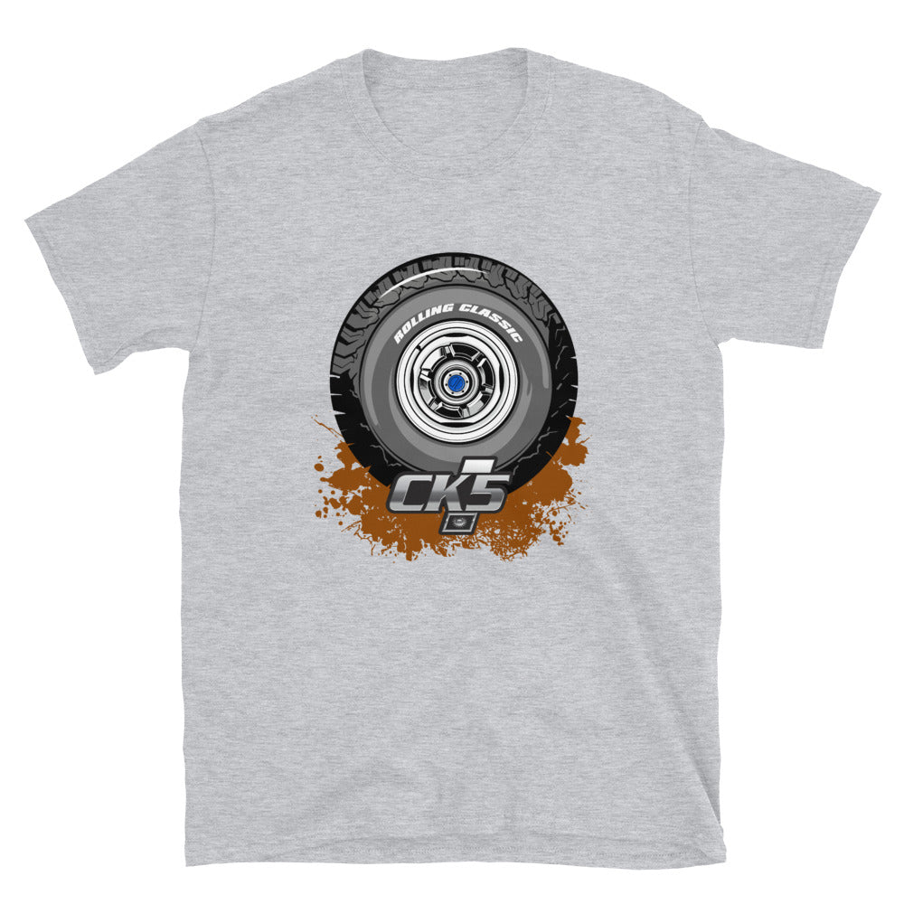 Rolling Classic Dog Dish Hubcap T-Shirt
