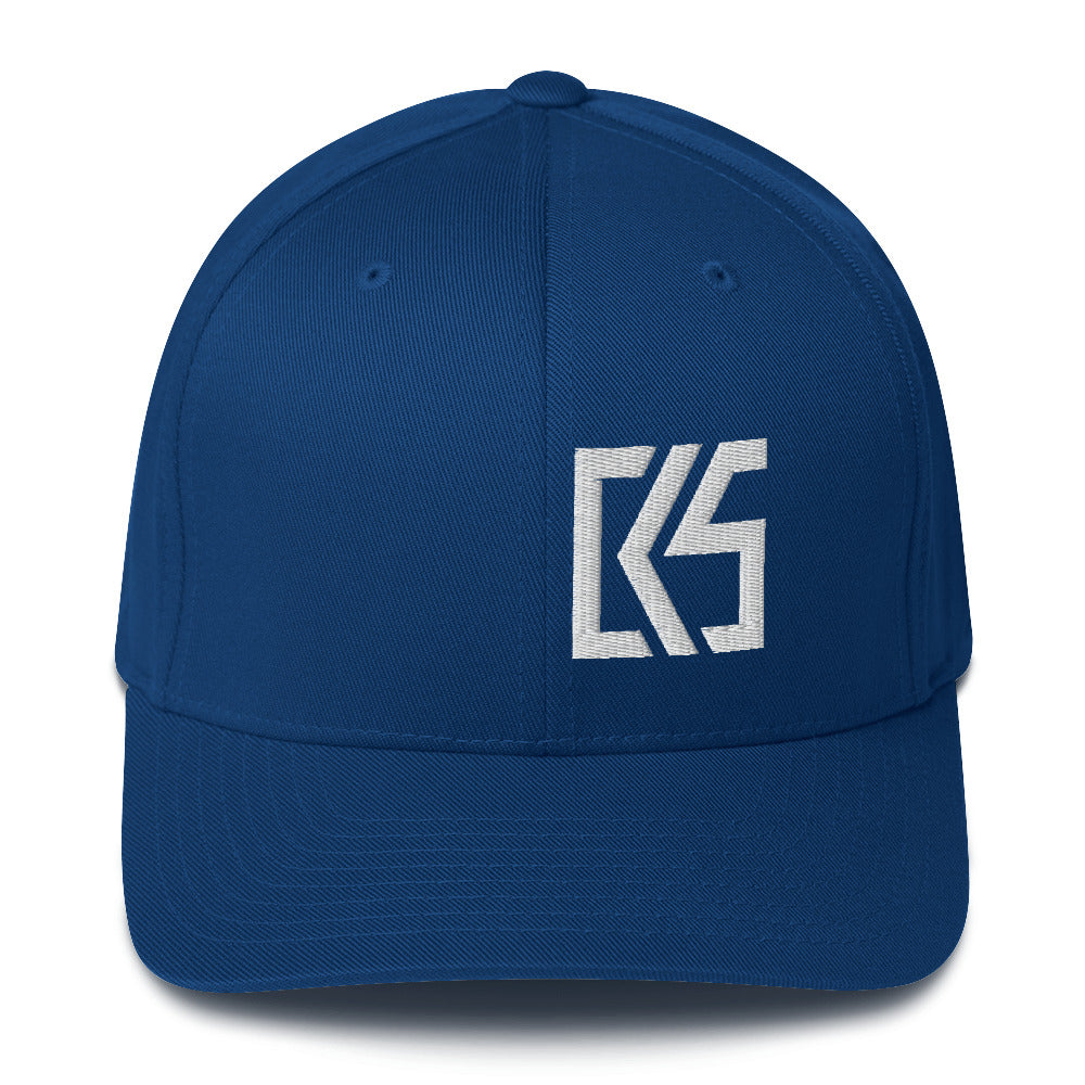 CK5 3D Puff Embroidered Edge Structured Twill Cap