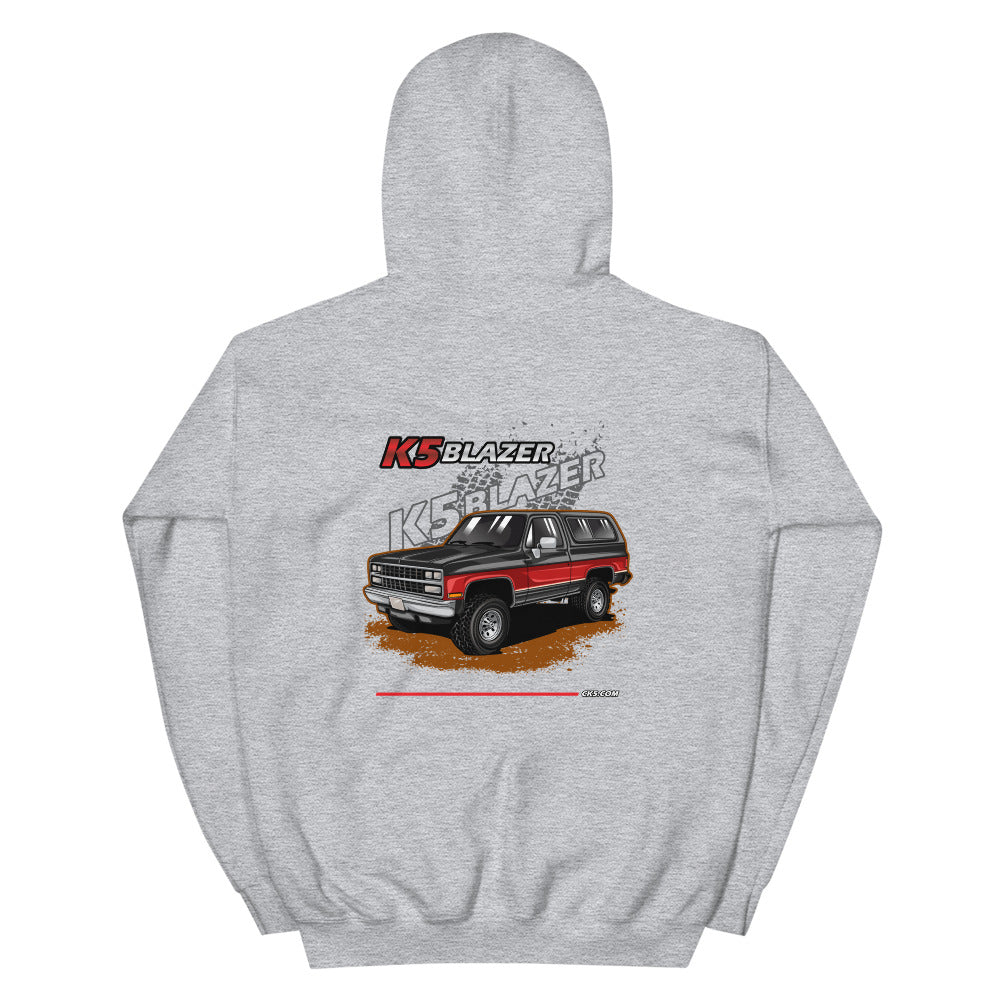 CK5 1989-91 K5 Blazer Hooded Sweatshirt (two sided design)