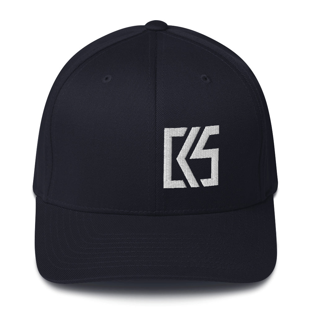CK5 3D Puff Embroidered Edge Structured Twill Cap
