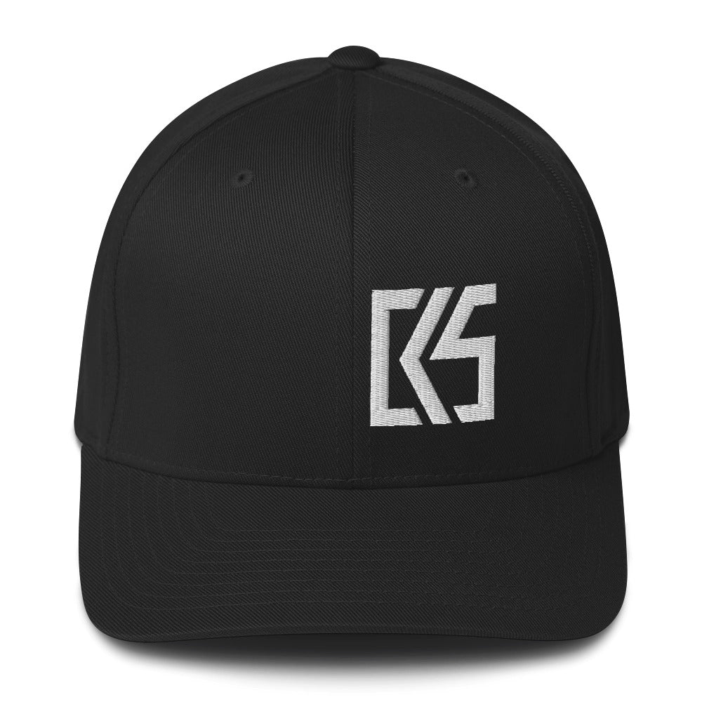 CK5 3D Puff Embroidered Edge Structured Twill Cap