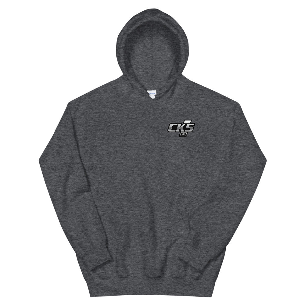 Rolling Classic Rally Wheel Hooded Sweatshirt (two sided design)