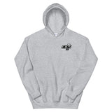 Rolling Classic Rally Wheel Hooded Sweatshirt (two sided design)