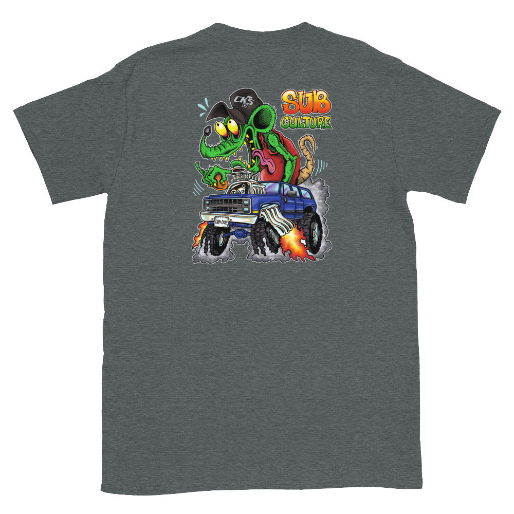 1983-88 Suburban Rat Fink Sub Culture T-Shirt (two sided design)
