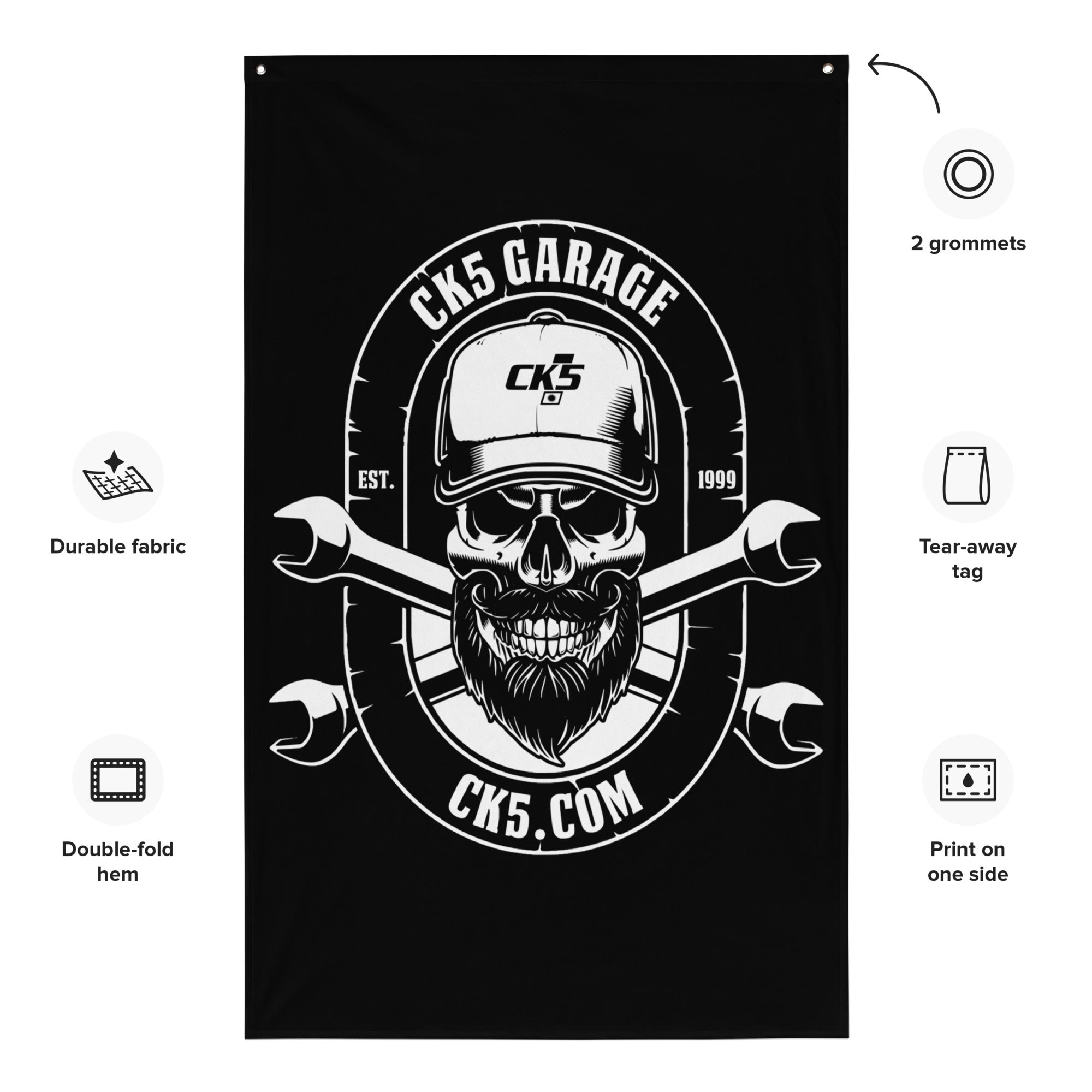 CK5 Garage Wall Flag