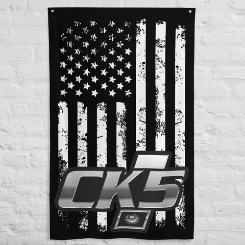 CK5 Badge Vertical Wall Flag
