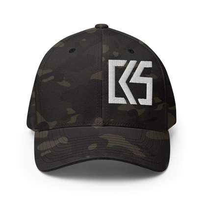CK5 3D Puff Embroidered Edge Structured Twill Cap