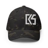 CK5 3D Puff Embroidered Edge Structured Twill Cap