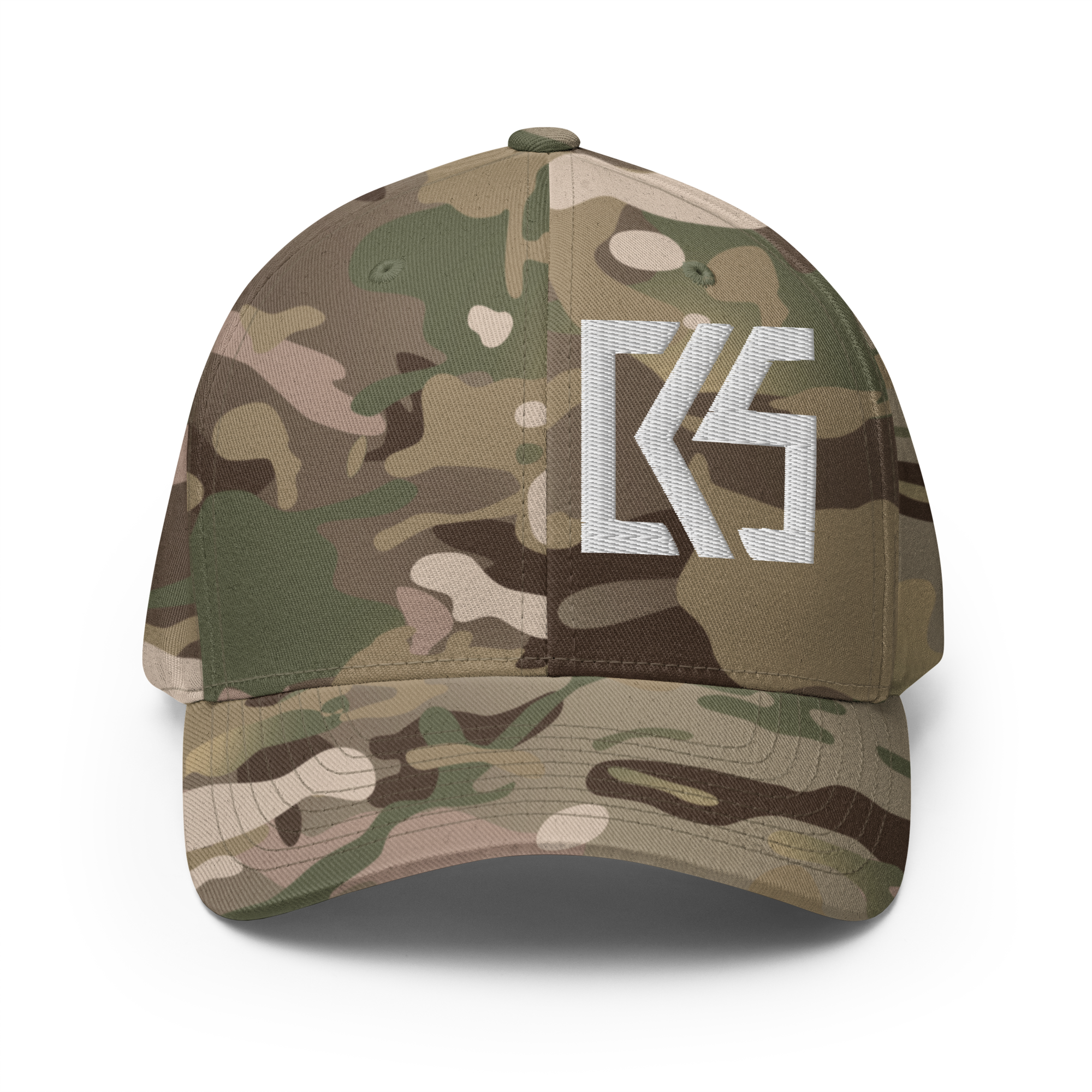 CK5 3D Puff Embroidered Edge Structured Twill Cap