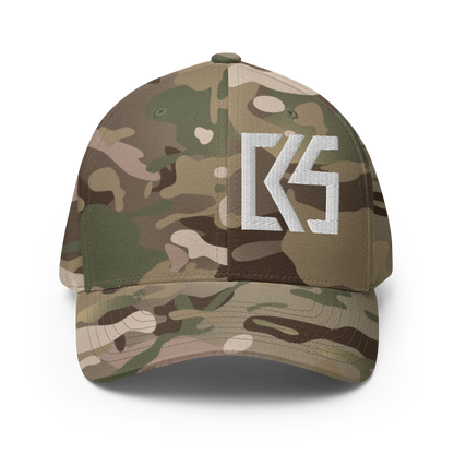 CK5 3D Puff Embroidered Edge Structured Twill Cap