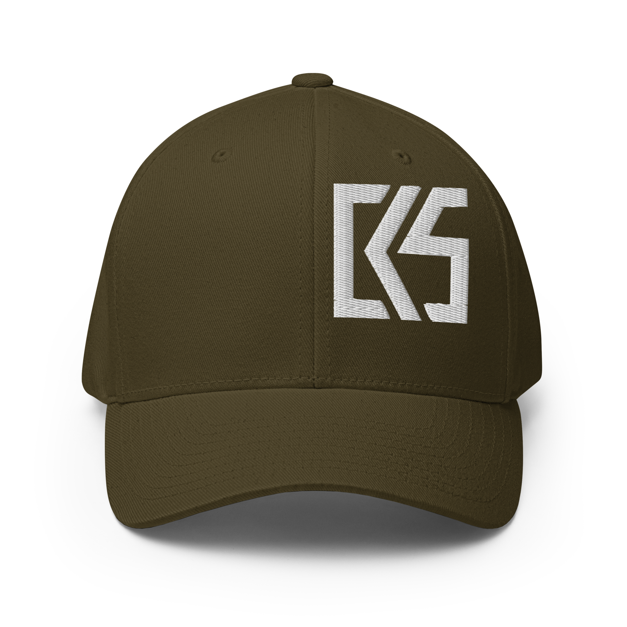 CK5 3D Puff Embroidered Edge Structured Twill Cap