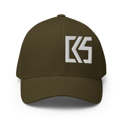 CK5 3D Puff Embroidered Edge Structured Twill Cap
