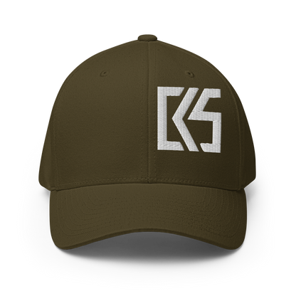 CK5 3D Puff Embroidered Edge Structured Twill Cap
