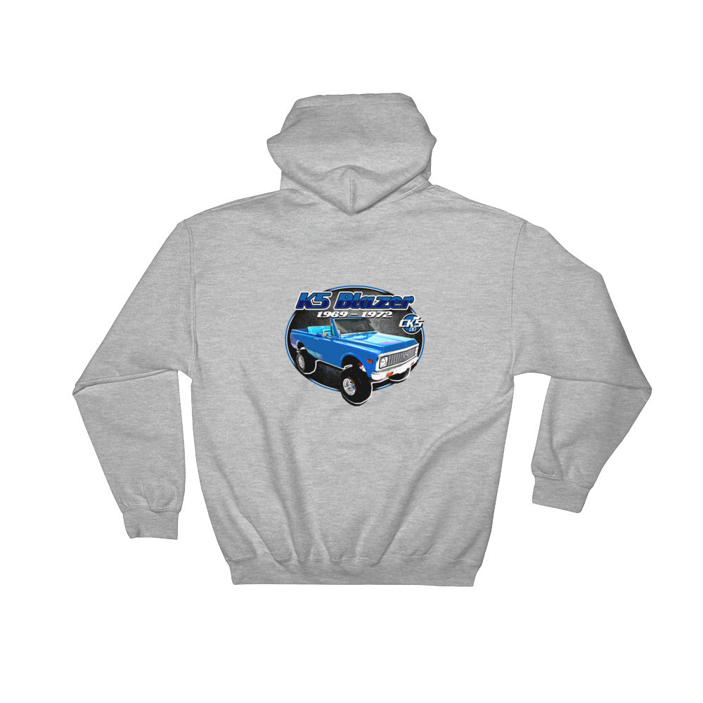 CK5 1969-72 K5 Blazer Hooded Sweatshirt (two sided design)