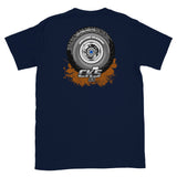 Rolling Classic Dog Dish Hubcap T-Shirt (two sided design)