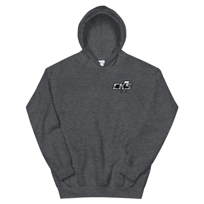 Rolling Classic Dog Dish Hubcap Hooded Sweatshirt (two sided design)
