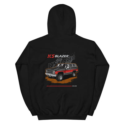 CK5 1989-91 K5 Blazer Hooded Sweatshirt (two sided design)