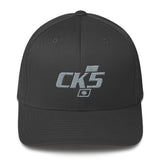 CK5 Embroidered Badge Structured Twill Cap