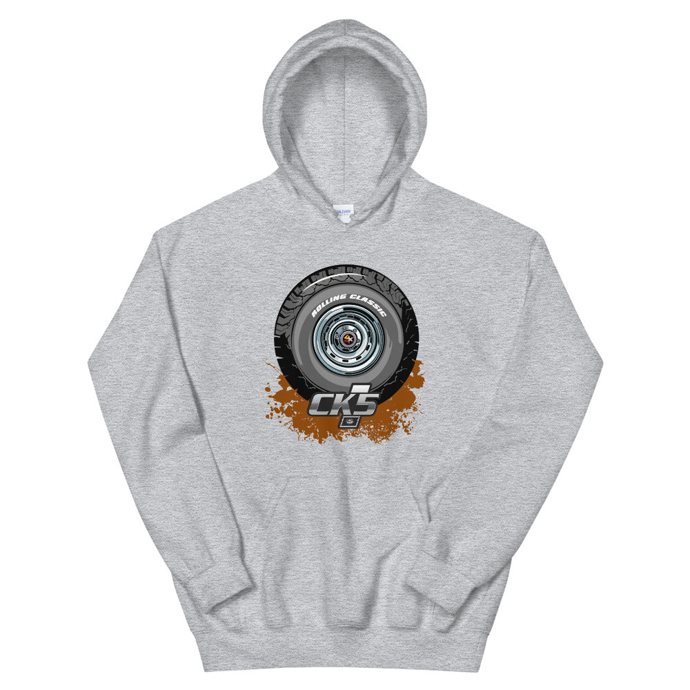 Rolling Classic Rally Wheel Hooded Sweatshirt