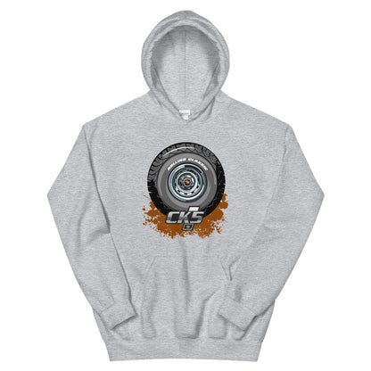 Rolling Classic Rally Wheel Hooded Sweatshirt