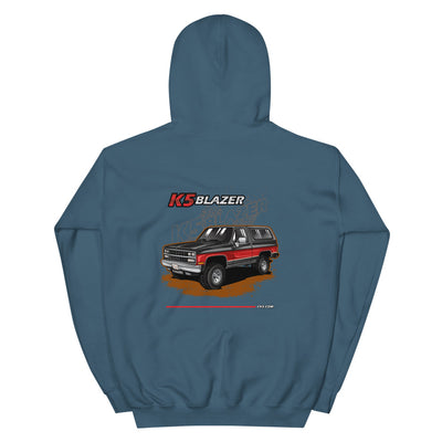 CK5 1989-91 K5 Blazer Hooded Sweatshirt (two sided design)