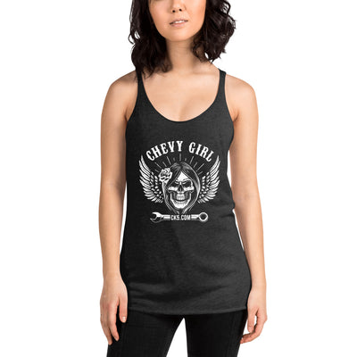 CK5 CHEVY GIRL Women's Racerback Tank