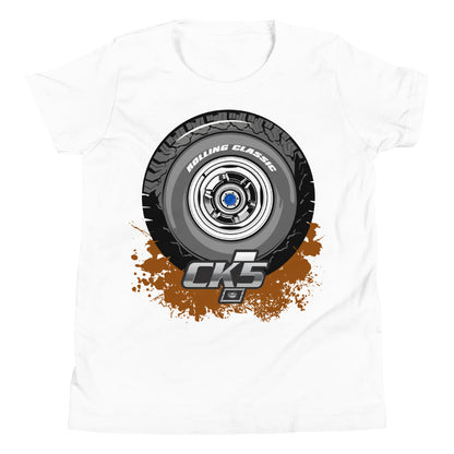 Rolling Classic Dog Dish Hubcap Youth T-Shirt