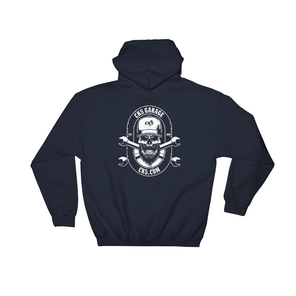 CK5 GARAGE Hooded Sweatshirt (two sided design)