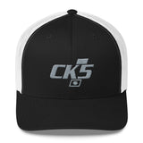 CK5 Embroidered Badge Trucker Cap (mid-profile)