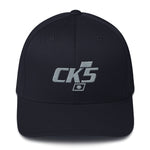 CK5 Embroidered Badge Structured Twill Cap