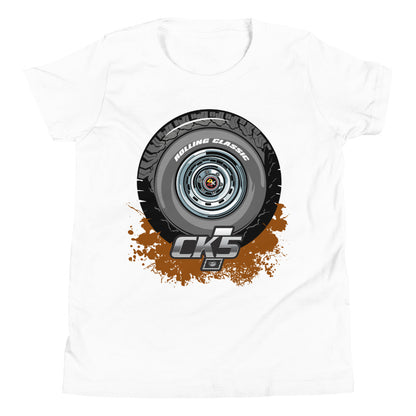 Rolling Classic Rally Wheel Youth T-Shirt