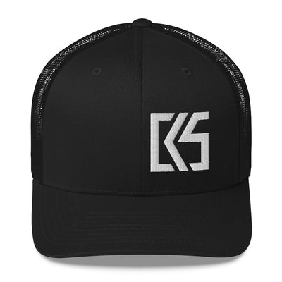 CK5 3D Puff Embroidered Edge Trucker Cap (mid-profile)