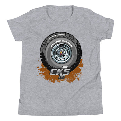 Rolling Classic Rally Wheel Youth T-Shirt