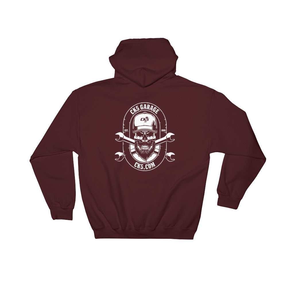 CK5 GARAGE Hooded Sweatshirt (two sided design)