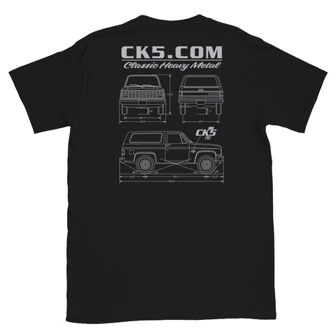 CK5 Blueprint T-Shirt (two sided design)