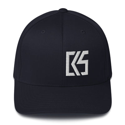 CK5 3D Puff Embroidered Edge Structured Twill Cap