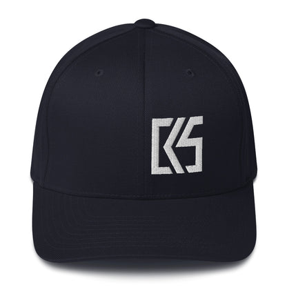 CK5 3D Puff Embroidered Edge Structured Twill Cap