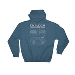 CK5 Blueprint Hooded Sweatshirt (two sided design)