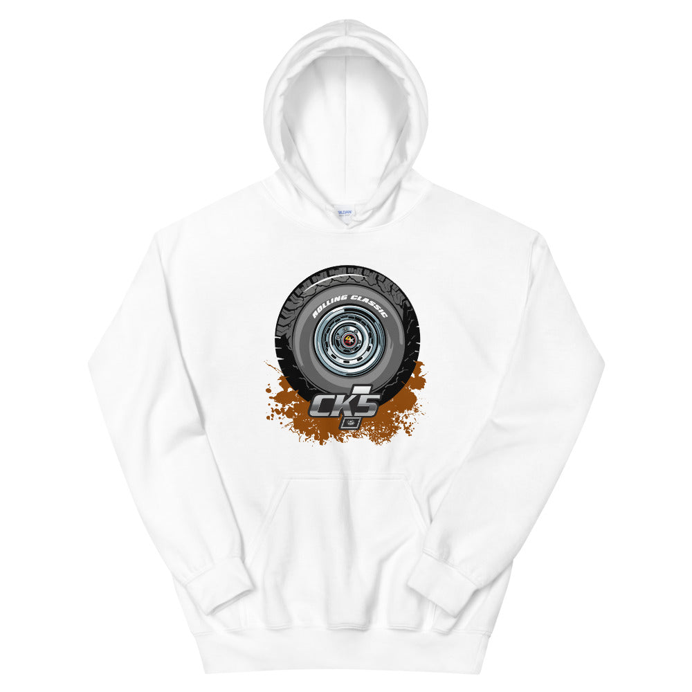 Rolling Classic Rally Wheel Hooded Sweatshirt