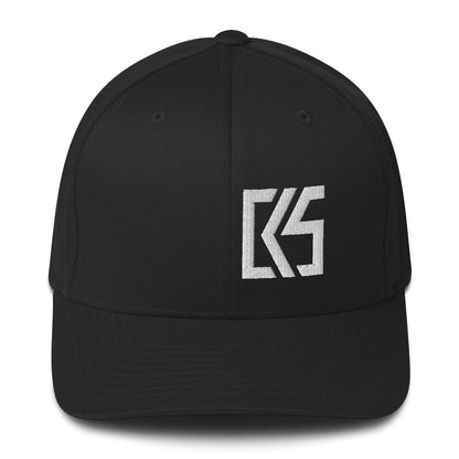 CK5 3D Puff Embroidered Edge Structured Twill Cap
