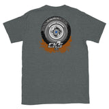 Rolling Classic Dog Dish Hubcap T-Shirt (two sided design)